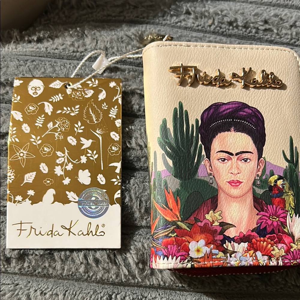 Cream and Multicolor Women's Bag
